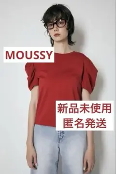 【MOUSSY】TUCK SLEEVE Tシャツ
