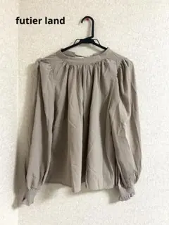 futier land☆ハイネックバルーンスリーブブラウス