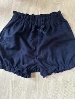 CLASSIC ネイビー フリル付きパンツ