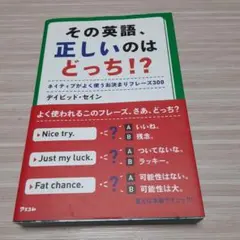 その英語、正しいのはどっち!?