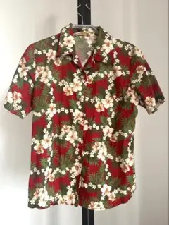 半袖　アロハシャツ　コットン　レディース　Mサイズ