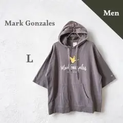マークゴンザレス　半袖パーカー　フード付き　ユニセックス　カットソー　トップス
