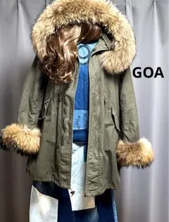 GOA モッズコート ラクーンファー ゆったり ミリタリー
