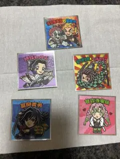 鬼滅の刃 コラボシール 5枚セット