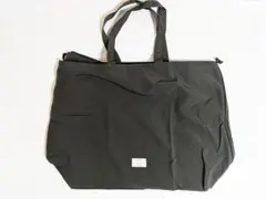最大 70L トートバッグ bon moment 軽量 チャコール 旅行 大容量
