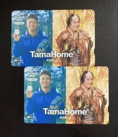 TamaHome 使用済みクオカード 2枚セット