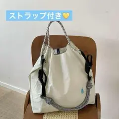 ブルーボトルコーヒー ボールアンドチェーン エコバッグ 刺繍 ベージュ Mサイズ