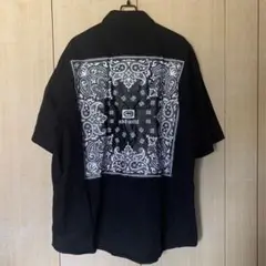エコーアンリミテッド　バンダナ柄　半袖シャツ　4L 大きいサイズ