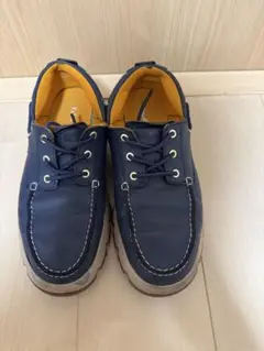 Timberland 3EYEボートシューズ　ネイビー