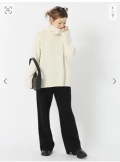 Deuxieme Classe 【プロタゴニスタ】ニットパンツ ブラック