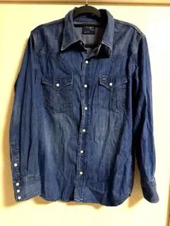 美品　Wrangler ラングラー　W9144 デニム　ウエスタンシャツ　XL