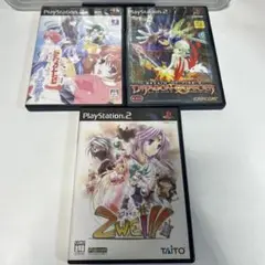 PS2ソフトセット 3本 家族計画 ドラゴンクォーター Zwei!! ツヴァイ