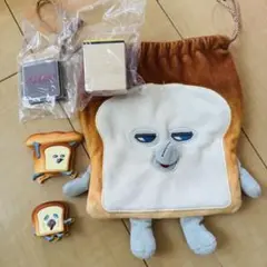 パンどろぼう★ガチャガチャ　はんこ　まずい★ポーチ　巾着★はさむんです