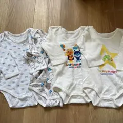 アンパンマンとはらぺこあおむし ベビー肌着 80cm