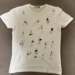 BLACK SCORE アーティスト棒人間 Tシャツ S