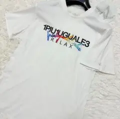 美品/現行✨ウノピュウノウグァーレトレリラックス Tシャツ 刺繍 グラデーション