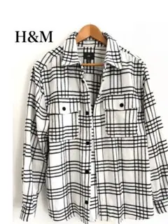 H&M チェック柄 長袖シャツ Mサイズ
