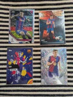 topps panini ガビ　サッカーカード4枚セット