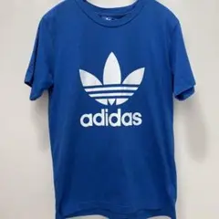 adidas 青 ロゴ Tシャツ　送料込
