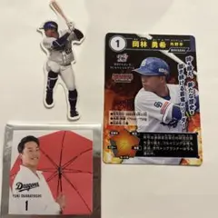 岡林　推し　ステッカー　最強王図鑑　カード　中日　ドラゴンズ　岡林勇希　ガールズ