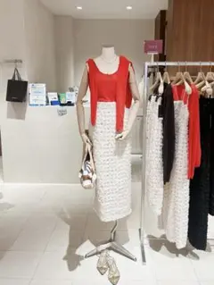 Cloenc♡ホワイトタイトスカート