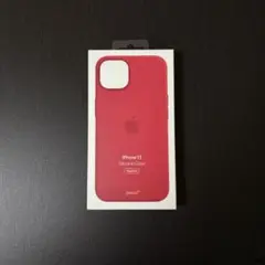 新品未開封 MagSafe対応 iPhone 13 シリコーンケース RED