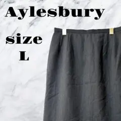 S【良品】アリスバーリー Aylesbury タイトスカート ダークグレー L