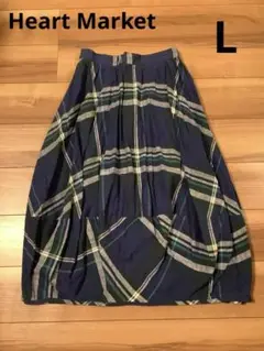 ハートマーケット　Heart Market バルーンスカート　チェック　L