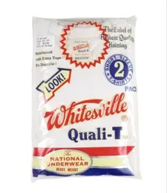 Whitesville Quali-T 2枚入り Tシャツ XXLサイズ