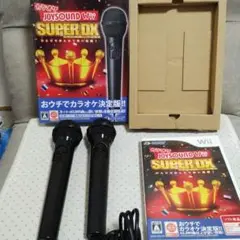 カラオケJOYSOUND Wii SUPER DX ひとりでみんなで　マイク2本