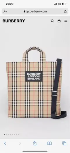 Burberry トートバッグ