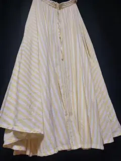 美品　ロングスカート　100%綿