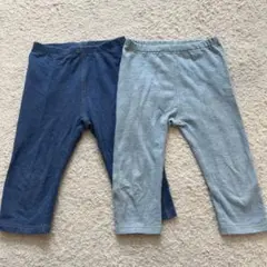 ユニクロ　デニムレギンス　2点セット