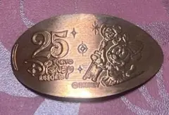 ディズニー　スーベニアメダル　２５周年　ミニー