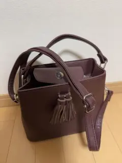 ★美品★ハンドバッグ　レッドブラウン