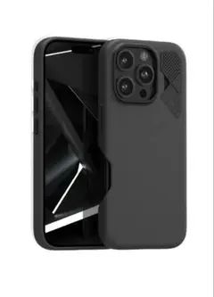 Aulumu A16 iPhone 16 Pro ケース ブラック