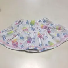 メゾピアノ　80 SSサイズ　キュロット　ショートパンツ　アイスクリーム