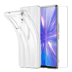 Rakuten BIG 5Gソフトケース 楽天モバイル 液晶ガラスフィルム1枚付