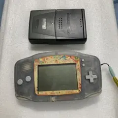 ゲームボーイアドバンス 本体 スケルトン クリア ジャンク品+おまけ付