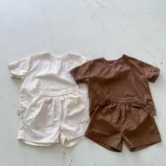 ＼在庫ラスト1点／セットアップ 韓国風　アイボリー100cm