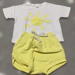 ベビーTシャツ/ショートパンツセット 12-18M