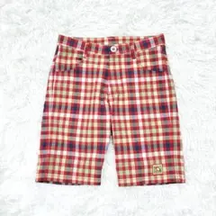 美品★アーノルドパーマー チェック柄 ハーフパンツ マルチカラー