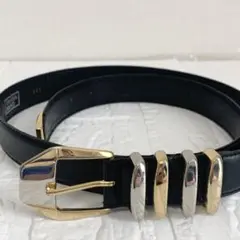 VERSACE ヴェルサーチ クロコ メデューサ 金銀 コンビ ベルト ブラック 2025年最新】Gianni Versace メンズ ベルトの人気アイテム