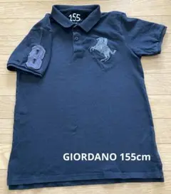 GIORDANO 155cm ポロシャツ ブラック