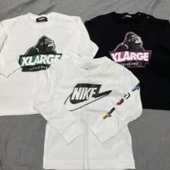 エクストララージキッズ　スランテッドゴリラ長袖Tシャツ