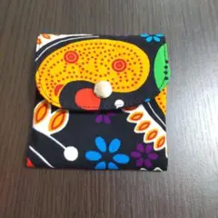 アフリカ布トリプルポケットポーチ⑥ 製作relief.my03