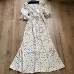 新品　deicy ランダムハートギャザーワンピース　定価¥2万4200円