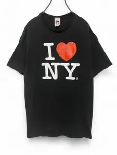 I ❤️ NY ブラック Tシャツ L古着Tシャツ アメカジ古着T