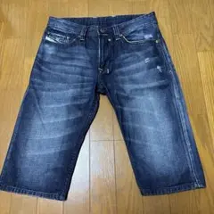 ディーゼル　OUR GLORYダメージデニムハーフパンツ　30