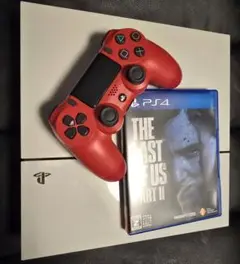 PlayStation 4 CUH-1200A ホワイト コントローラ+ソフト
